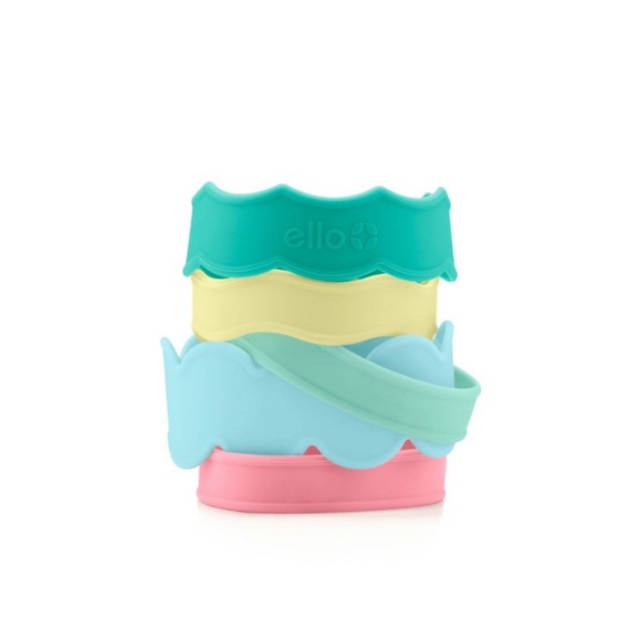 Ello | 5pc Silicone Name Tag Water Bottle Accessories - Picture 4 of 6